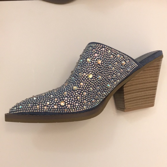 New Forever embellished mules Sz 6.5 - Picture 2 of 5